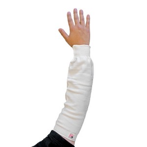 Pritex Sleeve, 14-inch, White, Standard Width, Elastic Cuff