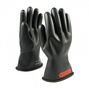 NOVAX Insulating Glove, Class 0, 11 In., Blk., Straight Cuff