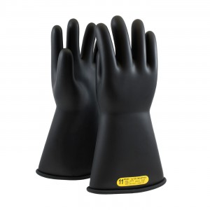 NOVAX Insulating Glove, Class 2, 14 In., Blk., Straight Cuff