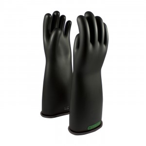 NOVAX Insulating Glove, Class 3, 18 In., Blk., Straight Cuff