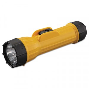 Industrial Heavy Duty Flashlight, Yellow/Black