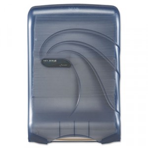 Large Capacity Ultrafold Multi/C-Fold Towel Dispenser, 11 3/4x6 1/4x18, Blue