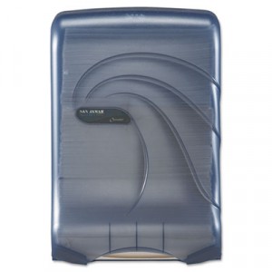 Large Capacity Ultrafold Multi/C-Fold Towel Dispenser, 11 3/4x6 1/4x18, Blue