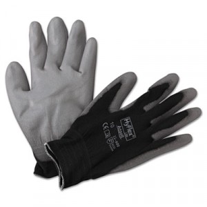 HyFlex Lite Gloves, Black/Gray, Size 10 (X-Large)
