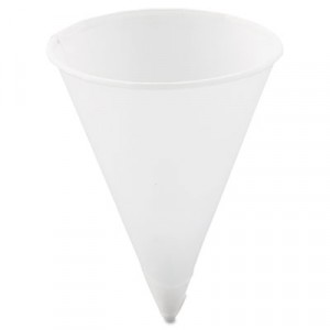 Cup Cone 4oz White Unprinted Paper 200/BG 25/CS