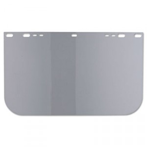 Face Shield Visor, 15 1/2" x 9", Clear, Unbound, Plastic