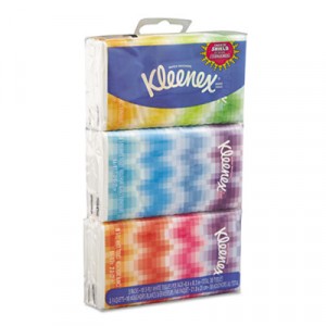 KLEENEX Facial Tissue Pocket Packs, 3-Ply, 36/Pack