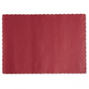 Solid Color Placemats, 9 3/4x14, Fire Red