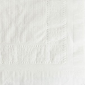 Cellutex Tablecover, Tissue/Poly Lined, 54 in x 108 in, White