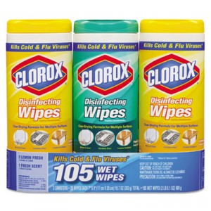 Disinfecting Wipes Value Pack, 7x8, Fresh Scent/Citrus Blend, 35/Canister