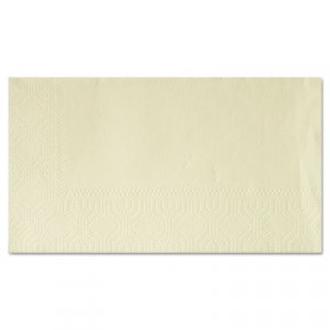 Dinner Napkins, Paper, 1/8 Fold, Two-Ply, 15" x 17", ECRU