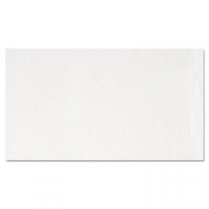 Dinner Napkins, Paper, 1/8 Fold, Two-Ply, 15" x 17", White