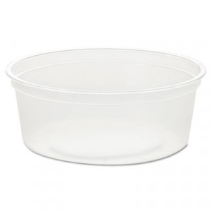 Bowl/Lid Combo Packs, White, 8oz