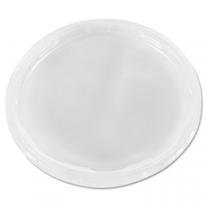 Plug-Style Deli Container Lids, Clear, 50/Pack
