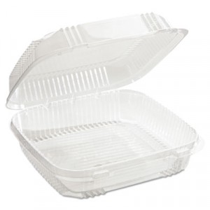 ClearView SmartLock Food Containers, 49 oz, 8 13/64x8 11/32x2 29/32
