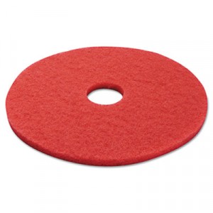 Floor Pad Red Buffing, Cleaning & Polishing 17" 5/CS