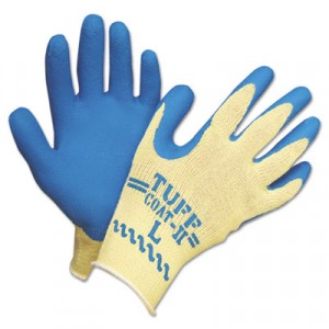 Tuff-Coat II™ Gloves, Blue/White, Large