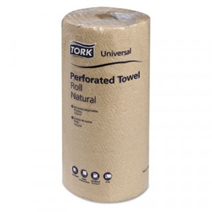 Universal Perforated Towel Roll, Two-Ply, 11x9, Natural, 210/Pack