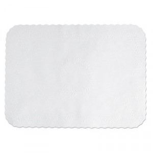 Anniversary Paper Place Setting/Tray Cover, 19" x 14", White
