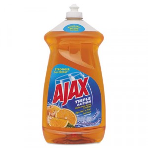 Dish Detergent, Antibacterial, Orange, 52 oz Bottle