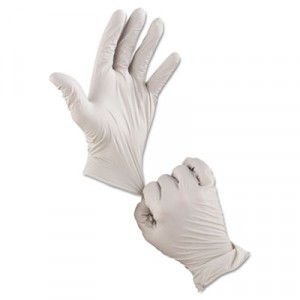 KLEENGUARD G10 Gray Nitrile Gloves, Large, 150/Pack