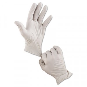 KLEENGUARD G10 Gray Nitrile Gloves, Large, 150/Pack