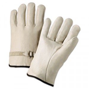 4000 Series Leather Driver Gloves, Natural, Large