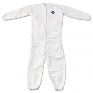 Tyvek Elastic-Cuff Coveralls, White, 4X-Large