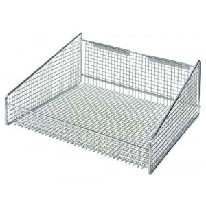 Quantum partition hanging baskets - chrome 17-7/8" x 18" x 7-1/2"