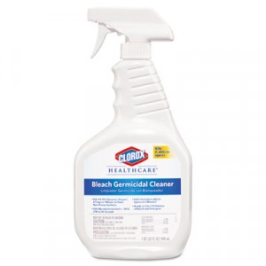 Bleach Germicidal Cleaner, 32oz Spray Bottle, 6/Case