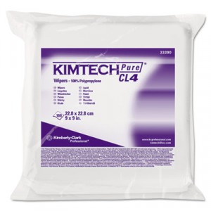 Wipe Polypropylene 9x9 Kimtech Pure CL4 100/BG 5/CS