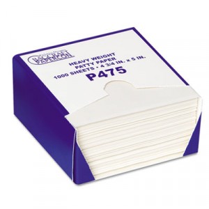 P475 DryWax Patty Paper Sheets, 4 3/4x5, White, 1000 Sheets/Box