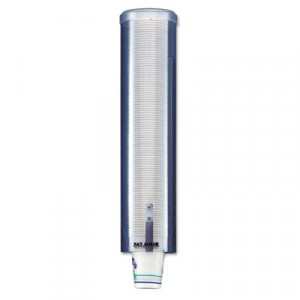 Dispenser Water Cup 130 4.5-7oz Cone / 180 6-12oz Flat Bottom Blue