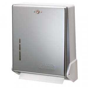 True Fold Metal Front Cabinet Towel Dispenser,11 5/8x5x14 1/2, Chrome