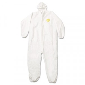 ProShield NexGen Elastic-Cuff Hooded Coveralls, White, 2X-Large