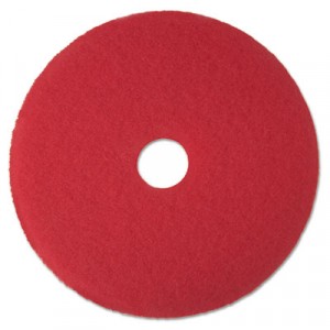 Low-Speed High Productivity Floor Pads 5100, 14-Inch, Red