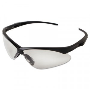 V30 Nemesis Safety Glasses, Black Frame, Clear Lens