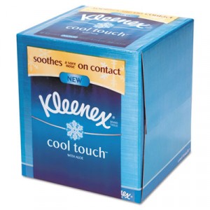 Cool Touch Facial Tissue, 3 Ply, 50 Sheets per Box, 27 per Carton