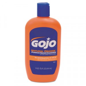Natural Orange Pumice Hand Cleaner, 14 oz Bottle