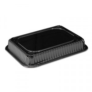 Clear Plastic Dome Lid, Rectangle, Fits 1-1/2 Lb Oblong Pan