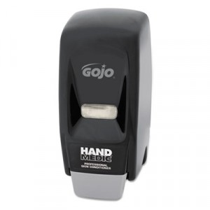 HAND MEDIC Dispenser,500 ml, 4-1/2w x 4-1/8d x 11h, Black