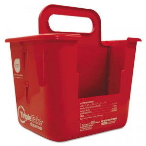 Triple Take Table Turners Wipes Dispenser, Red