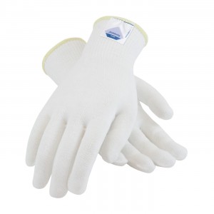 Gloves with Spun Dyneema, 13 Gauge, White, Light Weight, ANSI2 Size Large