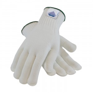 Gloves with Spun Dyneema, 7 Gauge, White, Heavy Weight, ANSI2 Size Small