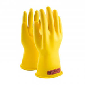 NOVAX Insulating Glove, Class 0, 11 In., Ylw., Straight Cuff