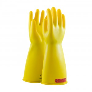 NOVAX Insulating Glove, Class 0, 14 In., Ylw., Straight Cuff