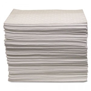 Oil Only Sorbent Pad 15"x17", Heavy-Weight