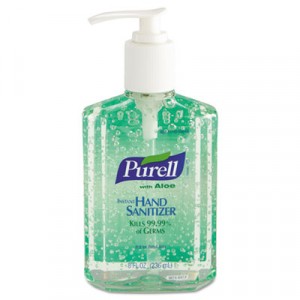 Instant Hand Sanitizer, 8oz Pump Dispenser Bottle, Fresh