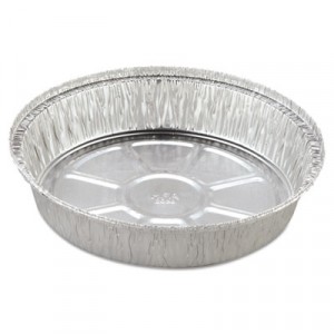 Round Aluminum Container, 37 oz, 8 in, 500/Case