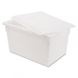 Food/Tote Boxes, 21.5gal, 26w x 18d x 15h, White